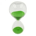 thumbnail image 1 of Lipstore 3x15 Minutes Sandglass Hourglass Sand Clock Timers Desktop Clock Dark Green 3 Pcs, 1 of 8