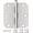 Satin Nickel, variant on 6 Pack Brushed Nickel Door Hinges 3.5 Inch with 5/8" Radius Corners | Interior Door Hinges Satin Nickel 3 ½" x 3 ½" Residential Hardware