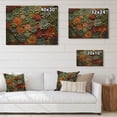 thumbnail image 4 of Designart "Succulent Tapestry Colorful Charm" Floral Print on Natural Pine Wood, 4 of 5