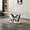 Type 3-silver, variant on Modern Dining Table 70" Rectangular Kitchen Table with Imitation Marble Grain MDF Wooden Top & Iniregular Silver Base,Faux Marble Dinner Furniture for Kitchen Dining Room/Meeting Room