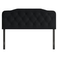 thumbnail image 3 of Home Design Albany Full Tufted Upholstered Headboard with Adjustable Height and Foam Padding, Black, Easy Assembly, 3 of 4