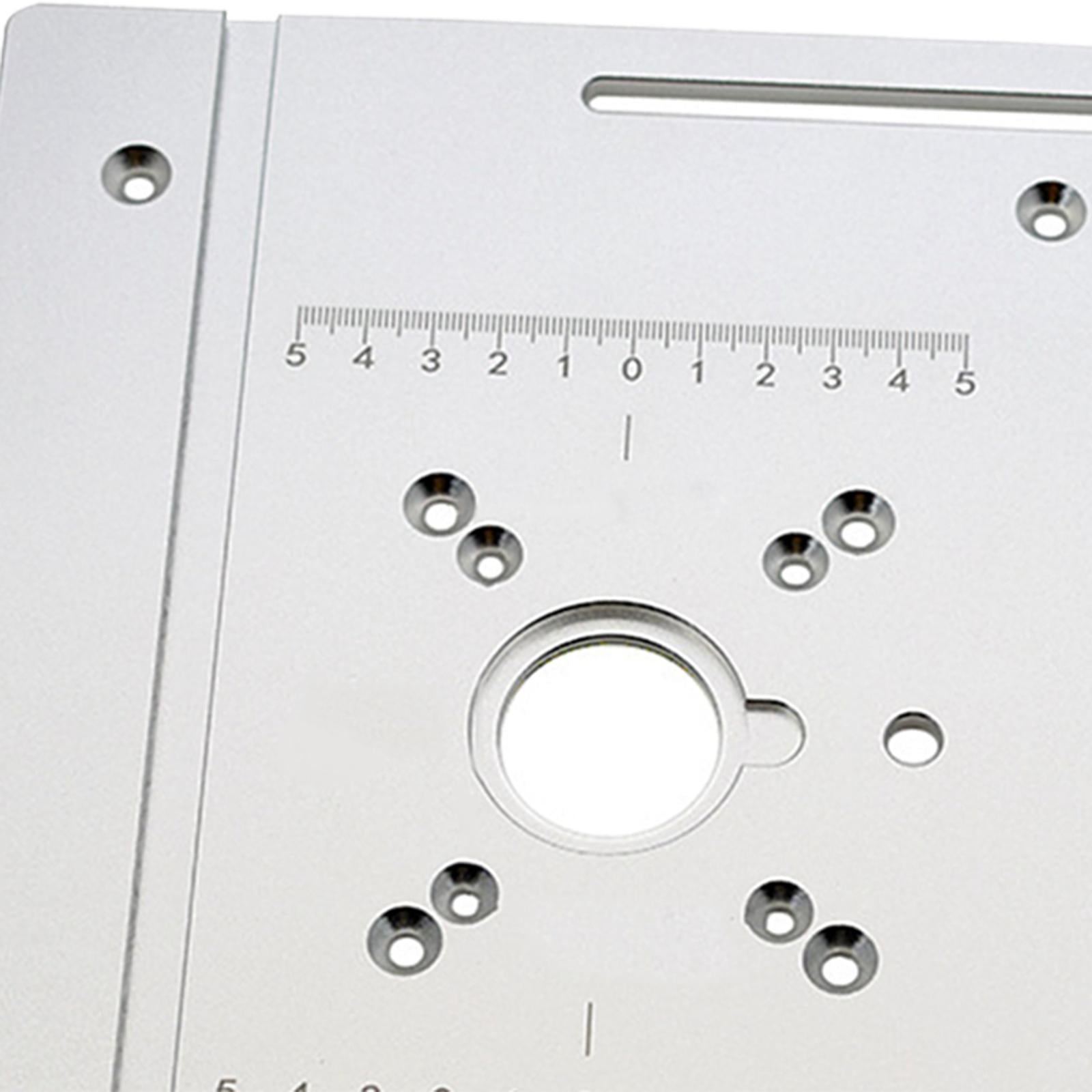 Router Table Insert Plate Table Top Insert Mounting Plate Benches Multifunction Wood Milling Flip Board for Milling Trimming Machine B Plate