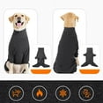 thumbnail image 3 of Four Legged Pet Jacket Windproof Winter Coat with Elastic Design for Small Medium Large Dogs and Cats, 3 of 3
