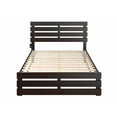 thumbnail image 3 of AFI Oxford 14" Full Wood Platform Bed Frame with Headboard and Footboard, Espresso, 3 of 6