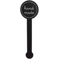 thumbnail image 1 of shiyou-MR-LABEL 250 Pcs Black Lollipop Sealing Sticker - Hand Made Adhesive Label for Product, 1 of 4