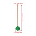 thumbnail image 5 of BQLZR 2Pcs Green Rubber Head Marimba Mallest Percussion Sticks Instrument Part, 5 of 5