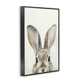 thumbnail image 4 of Stupell Industries Peeking Rabbit Eyes Animals & Insects Painting Black Framed Art Print Wall Art, 12 x 18, 4 of 10