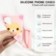 thumbnail image 5 of Funda de silicona suave con dibujos animados en 3D de oso rosa kawaii para iPhone 14, 13, 11, 15 Pro Max, 12 Mini, XS, XR, X, 8, 7 Plus, SE 2020, funda divertida, 5 of 5