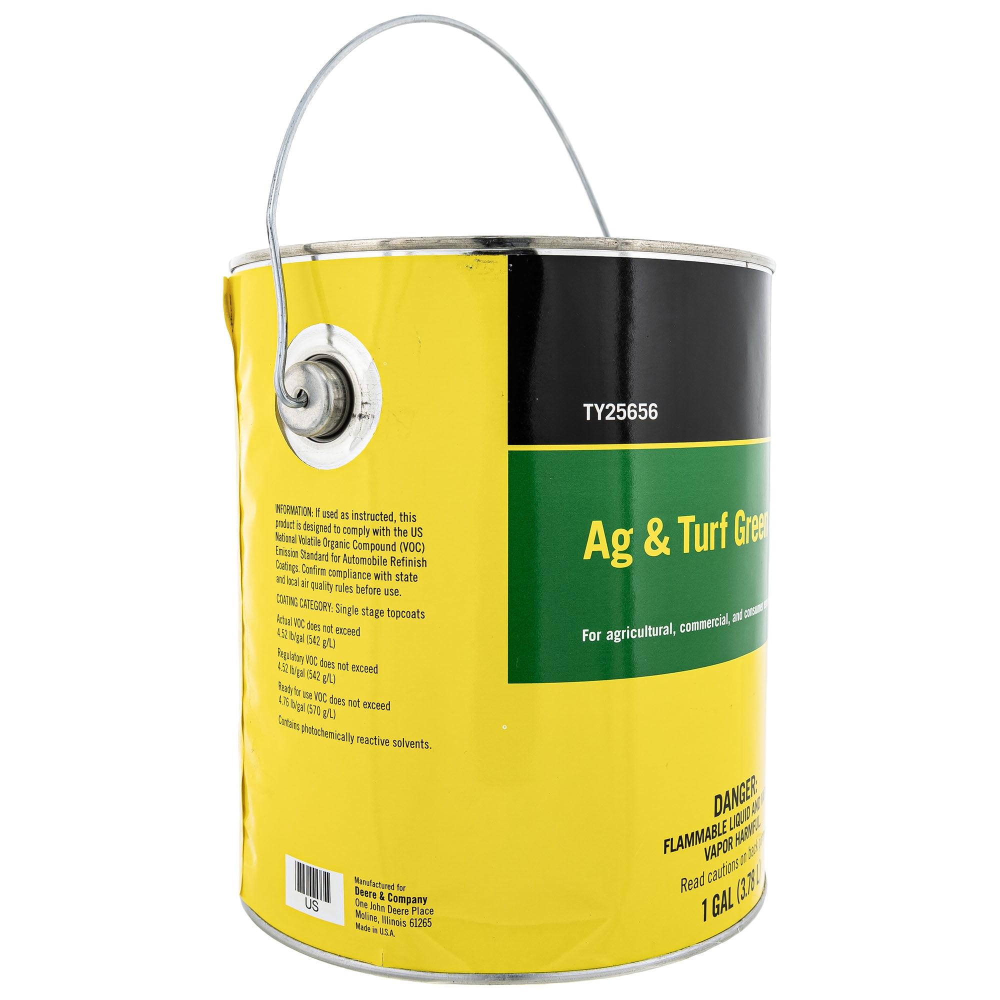 John Deere Ag & Turf Green Paint – 1 Quart TY25643, OEM Tractor Touch-Up