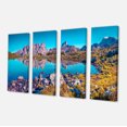 thumbnail image 2 of Lago Rienza Ursprung Panorama - Large Seashore Canvas Art Print, 2 of 3