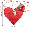 thumbnail image 4 of APINATA4U Red Heart Pinata, Wedding Party Supplies, Bridal Shower & Valentines Day Gift, Love Theme Party Decor, Romantic Heart Pinata for Weddings & Anniversaries, Party Favor, 17 X 17 X 4 Inches, 4 of 5