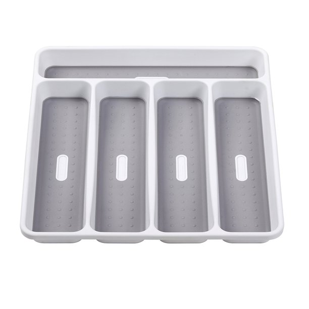 Silverware Organizer Box Kitchen Utensil Storage Holder Drawer Divider Tray for Spoons Forks