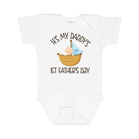Inktastic 1st Father's Day Baby Boy Boys Baby Bodysuit