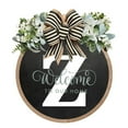 thumbnail image 1 of Funny Welcome Sign Round Outdoor Indoor Spring Wreath Farmhouse Porch Decoration Home Wall Sign for Housewarming Summer Fall, 1 of 8