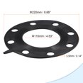 thumbnail image 2 of Uxcell 4" DN100 Pipe 8 Bolt Hole Full Face Rubber Flange Gasket Black, 2 of 5