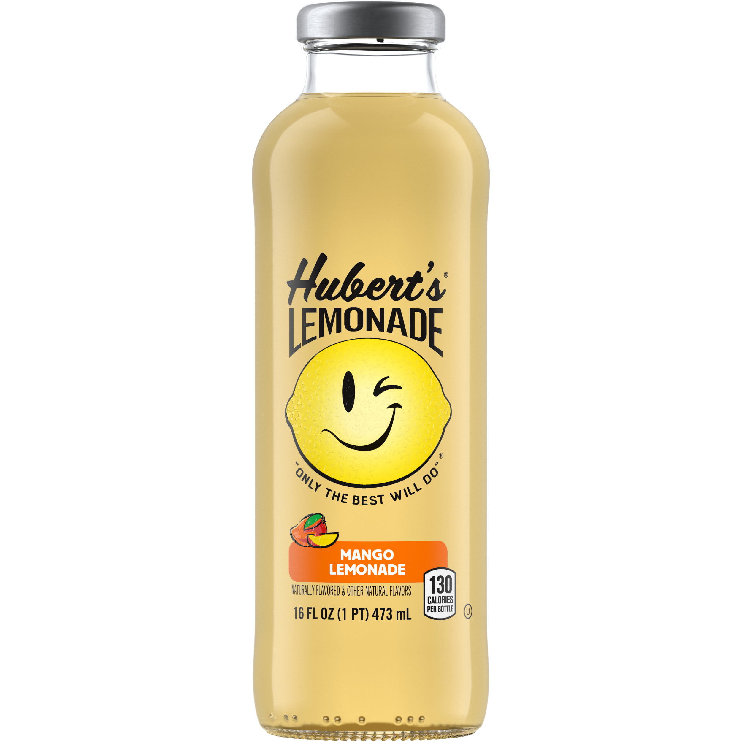 Hubert&amp;#39;s Lemonade Mango Lemonade Drink, 16 fl oz - Walmart.com