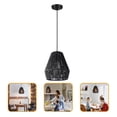 thumbnail image 1 of BRIGHTFUFU Black Ceiling Light Pendant Light Woven Design Decoration 1Pack, 1 of 7