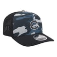 thumbnail image 3 of Men's New Era Black Chicago Cubs Tonal Camo 9SEVENTY Stretch-Snap Hat, 3 of 5