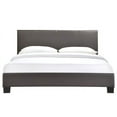 thumbnail image 2 of Modway Alex King Faux Leather Panel Bed in Brown, 2 of 4