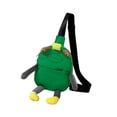 thumbnail image 4 of Bolso bandolera de felpa para el día a día, monedero de viaje versátil e informal. Verde, 4 of 8