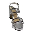thumbnail image 1 of SANDALIA DE VESTIR LEON MUJER PLATA SINTETICO 3761 LEON 3761p, 1 of 4