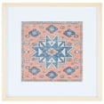 thumbnail image 3 of SAFAVIEH Harjo 18 in. Framed Textile Wall Art, Terracotta/Blue, 3 of 5