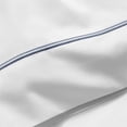 thumbnail image 3 of (2 pack) Hotel Style 4-Piece 300 Thread Count Gypsum and Washed Indigo Pima Cotton Bed Sheet Set, Queen, 3 of 7