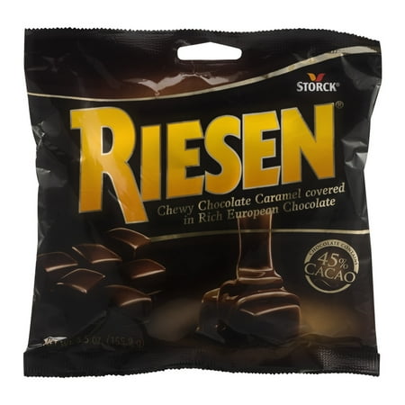 RIESEN Chewy Chocolate Covered Caramel Candy, 5.5 oz