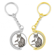 thumbnail image 1 of Llavero de metal Unbranded Pintura acuarela gato miaoji Dragon Li Anillo de oro, 1 of 4