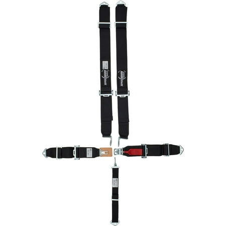 Red 5 Point 3" Individual Shoulder Harness, Racing Seat Belt