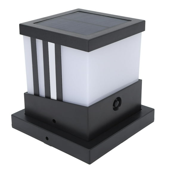Outdoor Solar Lamp Post Light, Quick DIY Installation 3 Color Temperature Waterproof Outdoor Solar Post Light for Yard