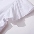 thumbnail image 4 of Loopsun 1-8 Years Girls Short Sleeve Ruffle Sleeves Open Back Solid Summer Dress White, 3-4 Years, 4 of 4