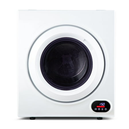 Simzlife 3.5 Cu.ft Portable Clothes Dryer, 1500W, LCD Control, Exhaust Duct, 22 in W, 26.5 in H