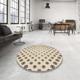 thumbnail image 4 of Ahgly Company Machine Washable Indoor Square Transitional Moccasin Beige Area Rugs, 7' Square, 4 of 7