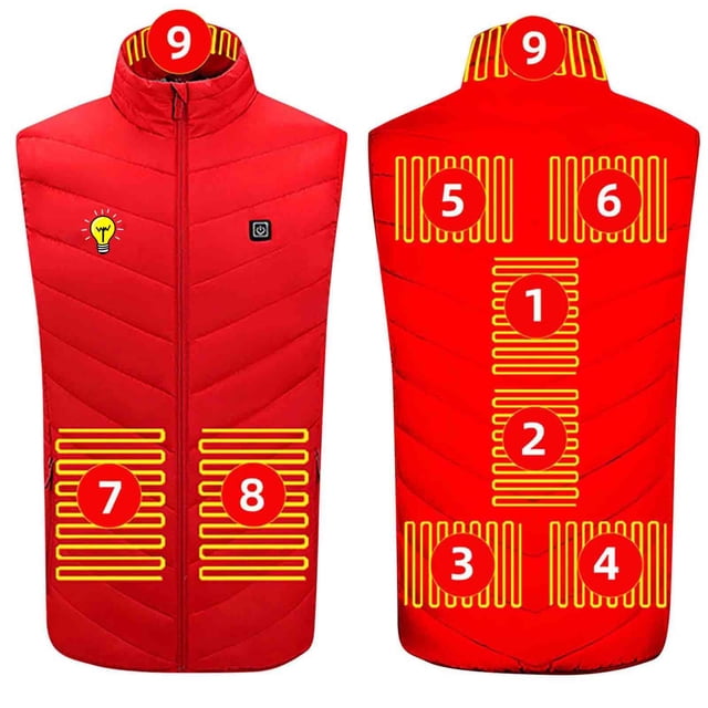Vestes Chauffantes pour Hommes - Version à Chargement Usb Veste Décontractée Extérieure