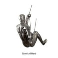 thumbnail image 4 of Estatua de pared Wosthever hombre trepador plata tipo 1, 4 of 6