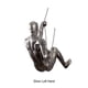 thumbnail image 5 of Escultura de pared Bewildely hombre trepador plata resina tipo 1, 5 of 6