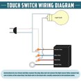 thumbnail image 4 of 3-Way Touch Dimmer Switch 2 Pieces, Desk Lamp Sensor Dimmer Repair Kit Control Module Replacement Sensor with Screw-Type Wiring Caps, 4 of 7