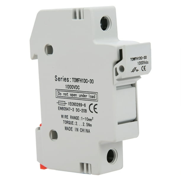 Equipo de control de distribución de energía, base de portafusibles Base de portafusibles DIN Base de portafusibles de poste Solución innovadora