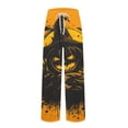 thumbnail image 4 of Satingcolo Mens Pajama Pants Halloween Soft Pj Pants Lounge Pajama Bottoms with Pockets Drawstring, 4 of 6