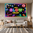 thumbnail image 3 of Neon Lights Glow Party Banner Retro Design Disco Theme for Birthday Party Indoor Decoration Dance Event, 3 of 5