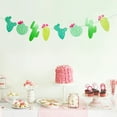 thumbnail image 5 of Mexico Cactus Banner Bachelor Party Banner Hen Party Birthday Garland Christmas Home Decor(Paper Printed Cactus Banner), 5 of 8