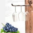 thumbnail image 5 of Cheers.US Wine Glass Rack Holder Hanger Hanging Bar Shelf Free Screws Rows Wall Mounted, 5 of 7