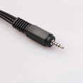 thumbnail image 3 of 2piezas 2.5mm Mini AV Macho A 3RCA Hembra Cable de Audio Video M / F Cable de Adaptador Jack Estereo, 3 of 5