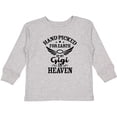 thumbnail image 3 of Inktastic Handpicked for Earth by My Gigi in Heaven with Angel Wings Boys or Girls Long Sleeve Toddler T-Shirt, 3 of 5