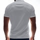 thumbnail image 3 of Blusa y camisa de manga corta con cuello vuelto para hombre, informal, lisa, de manga corta, con botones y cuello vuelto, de poliéster., 3 of 8