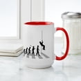 thumbnail image 4 of CafePress - Abseiling Large Mug - 15 oz Ceramic Large White Novelty Mug, 4 of 4
