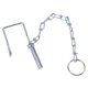 thumbnail image 5 of unbranded Pasador De Seguridad Para Remolque Color Plateado Con Cadena Para Transporte, 5 of 8