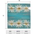 thumbnail image 6 of Rustic Spring Daisy Mailbox Covers Magnetic Standard Size 21x18 Inch Teal Old Wood Board Mailbox Decals Mailbox Wrap Post Letter Box Cover Mailbox Post Cover for Garden Yard Decor, 6 of 6