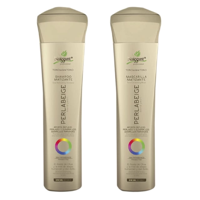Set Naissant No Yellow Shampoo, mascarilla de tratamiento para cabello rubio